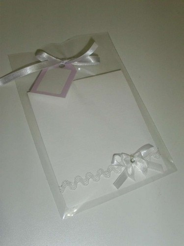envelope plástico para convite