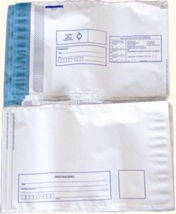 envelopes de plásticos invioláveis