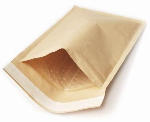 envelopes plásticos com bolhas e lacres