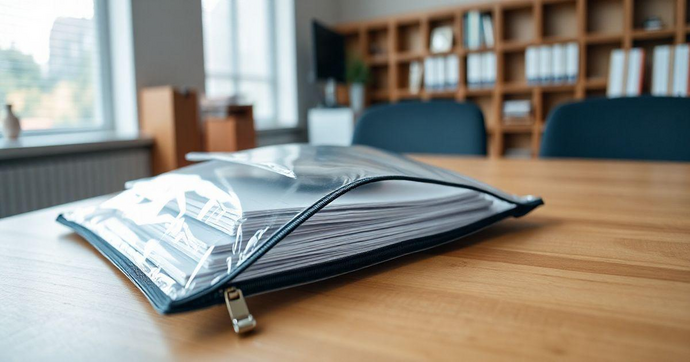 Envelope de Plástico com Zíper: Praticidade e Organização