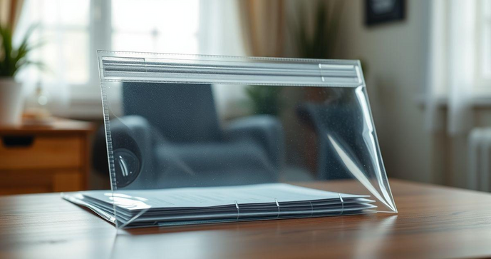 Envelope de plástico de segurança ideal para proteção de documentos