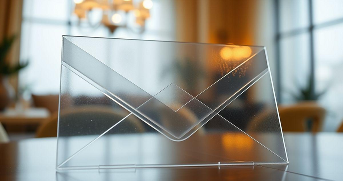 Envelope plástico convite para eventos: proteja suas convites com estilo