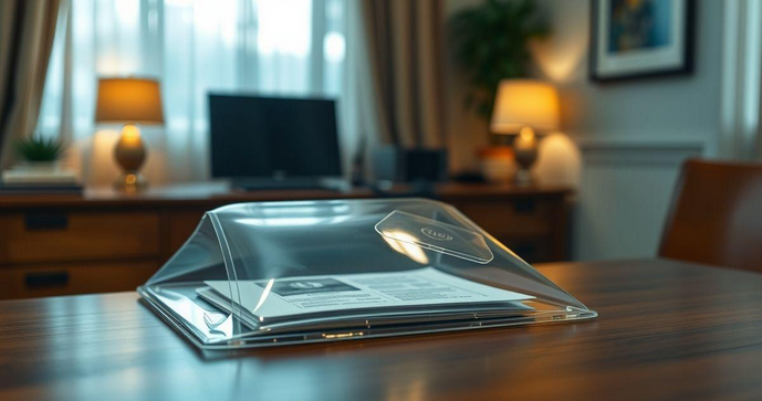 Envelope plástico de segurança SP para transporte seguro de documentos