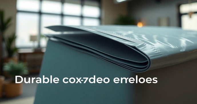 Envelopes plásticos coextrusados são a melhor opção para embalagem segura